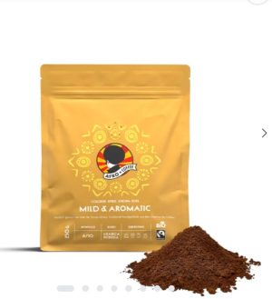 Afro Coffee Mild & Aromatic – ekološka Fairtrade mleta kava (250 g)