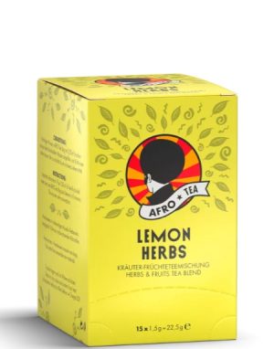 Afro Coffee Lemon Herbs – ekološki zeliščni čaj z limono (Vrečke 15 x 1,5 g)