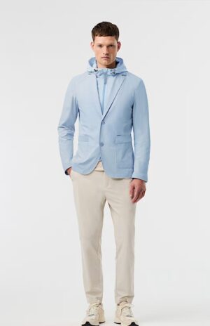 AlphaTauri Oboss – moški Performance Stretch blazer s snemljivim oprsnikom (V8.Y10.01)