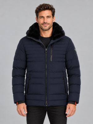 Wellensteyn moška zimska jakna Polar Men POLA-870-MDB - Midnightblue