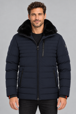 Wellensteyn moška zimska jakna Polar Men POLA-870-MDB - Midnightblue