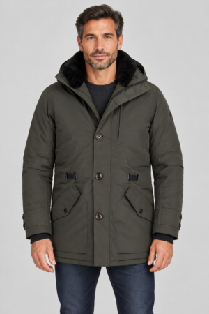 Wellensteyn Rivington moška zimska parka RIVI-870-BA – Blackarmy