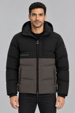 Wellensteyn Royal Cash Men moška zimska jakna ROYACM-870-TBLB - Titan/Black/Black