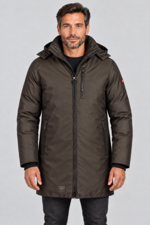 Wellensteyn Snowblast Long moški zimski plašč SNWBL-66-DGB – Darkgoldenbrown