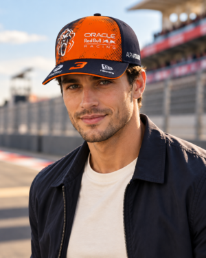 Red Bull Racing New Era Max Verstappen Orange Lion 2026 unisex kapa M-RBR26177